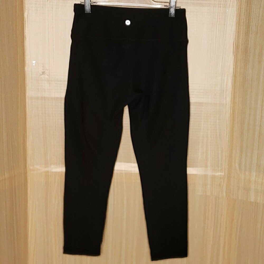 90 Degrees By Reflex Womens Black Athletic Leggings With Texture Small - Picture 3 of 7